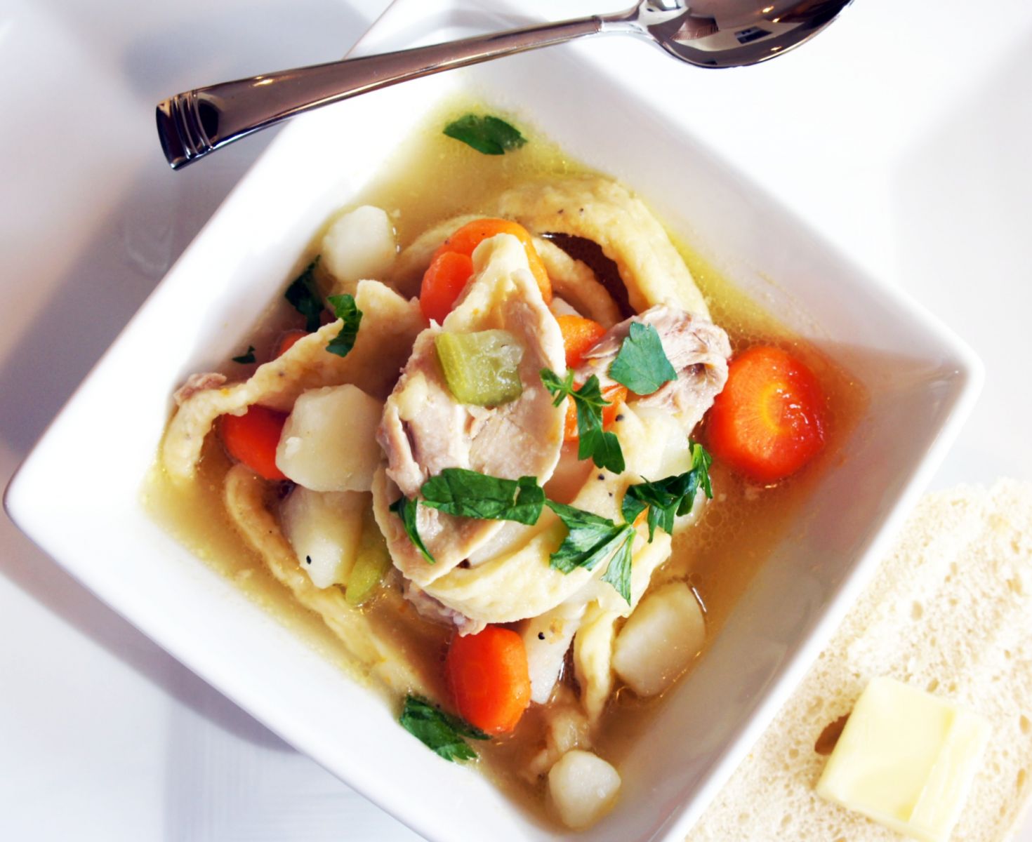 Leftover Chicken & Noodle Soup - The Perfect Answer To What To Do With Leftover Chicken
